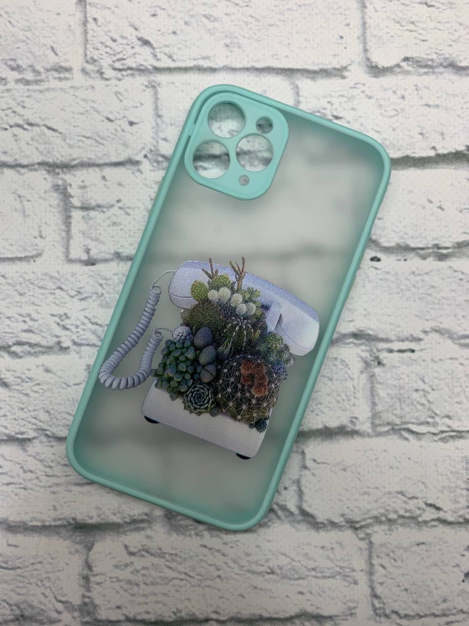 Накладка Totu Gingle Print для IPhone 11 Pro Max телефон бірюзовий-0